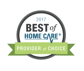 Best of Home care provider of choice award